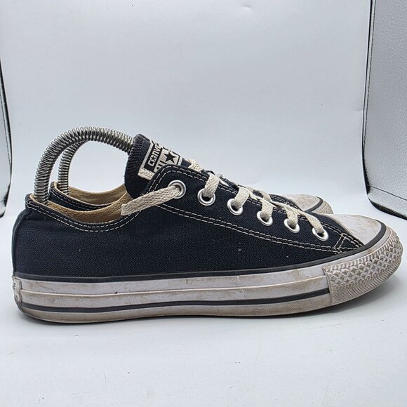 Converse Chuck Taylor All Star Womens Size 8 Black Low Top Shoes Casual Walking - Picture 12 of 13